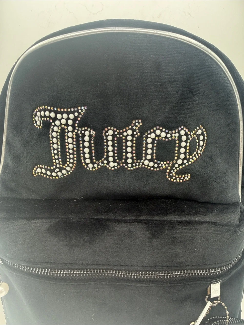 black velour Juicy Couture 
